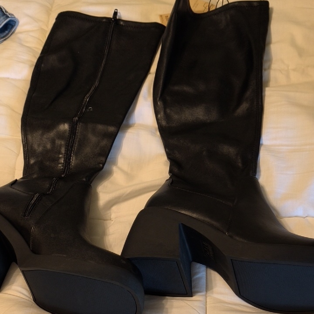 Black Women's Platform Boots
